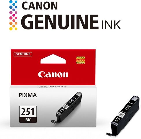 Canon CLI-251 أسود متوافق مع طابعات iP7220، iP8720، iX6820، MG5420، MG5520/MG6420، MG5620/MG6620، MG6320، MG7120، MG7520، MX922/MX722 in Saudi Arabia