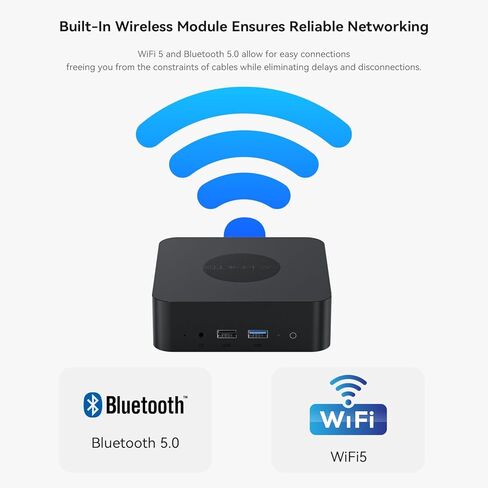 TRIGKEY Ryzen 7 Pro 5850U Mini PC, 8C/16T, Up to 4.4GHz, Mini Computer 32G DDR4 1TB NVMe SSD, DP+HDMI+Type-C Triple-Screen 4K Output, WiFi-6, BT 5.2, Office/Home Micro PC in Kuwait