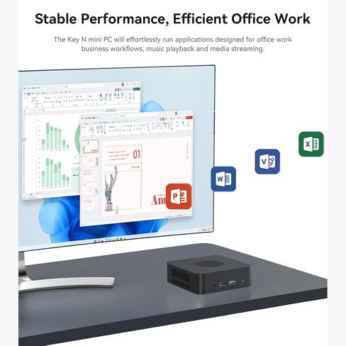 TRIGKEY Ryzen 7 Pro 5850U Mini PC, 8C/16T, Up to 4.4GHz, Mini Computer 32G DDR4 1TB NVMe SSD, DP+HDMI+Type-C Triple-Screen 4K Output, WiFi-6, BT 5.2, Office/Home Micro PC in Kuwait