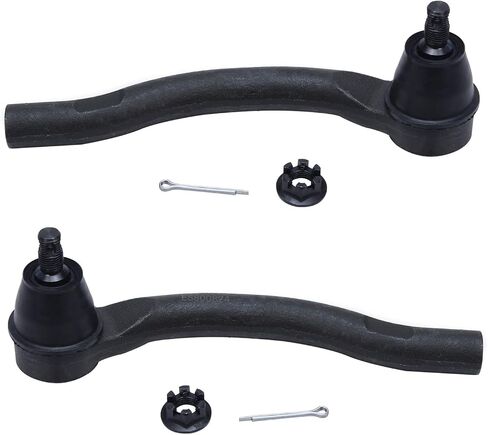 Detroit Axle - Front 8pc Suspension Kit for 2007-2013 MDX 2008 2009 2010 2011 2012, 4 Inner & Outer Tie Rods, 2 Sway Bar Links, 2 Boots, Replacement in Saudi Arabia