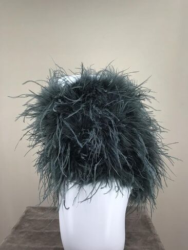 LVCOMEFF Women Ostrich Feather Shorts Mini Hot Pants Fluffy Shorts Booty Dance Bottoms in Kuwait