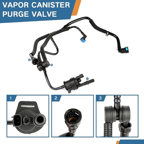 Vapor Canister Purge Valve for Ford Edge Explorer Taurus for Lincoln MKT 2012 2013 2014 2015 2016 2.0L L4 يستبدل BB5Z-9G271-B BB5Z9G271B in Saudi Arabia