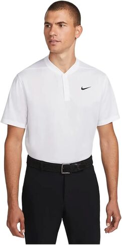Nike Dri-FIT Victory Men's Golf Polo Shirt (US, Alpha, Large, Regular, Regular, White/Black) in Saudi Arabia