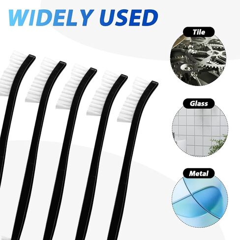 9 Pcs Double-Ended Cleaning Brushes Nylon Small Detailing Crevice Brush Mini Stiff Bristles Brushes All Purpose Cleaning Brush for Detailed Clean Jewelry Cars Kitchen Small Spacesnt in Saudi Arabia