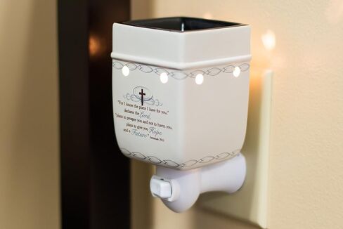 Elanze Designs Grandma Garden of Love Ceramic Stoneware Electric Plug-in Outlet Wax Oil Warmer in Saudi Arabia
