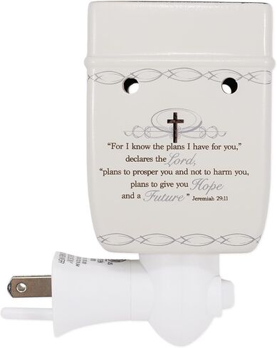 Elanze Designs Grandma Garden of Love Ceramic Stoneware Electric Plug-in Outlet Wax Oil Warmer in Saudi Arabia