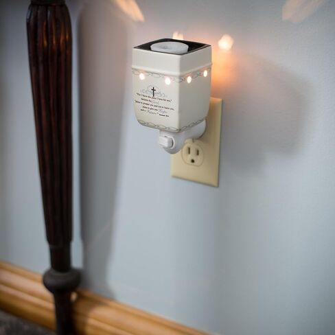 Elanze Designs Grandma Garden of Love Ceramic Stoneware Electric Plug-in Outlet Wax Oil Warmer in Saudi Arabia
