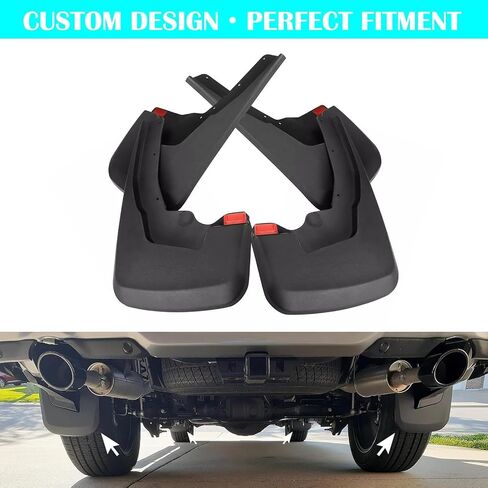 Mud Flaps for 2019 2020 2021 2022 2023 2024 RAM 1500 New Body Style/Non-Classic Model/Only Fits with OEM Fender Flares/Not for TRX Model/No Drill All Weather Mudflaps Splash Guards for Trucks in Saudi Arabia