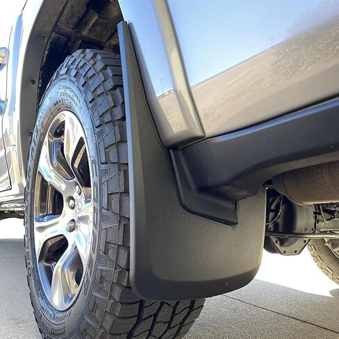 Mud Flaps for 2019 2020 2021 2022 2023 2024 RAM 1500 New Body Style/Non-Classic Model/Only Fits with OEM Fender Flares/Not for TRX Model/No Drill All Weather Mudflaps Splash Guards for Trucks in Saudi Arabia