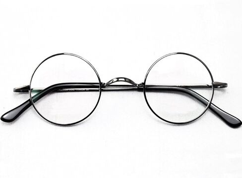 Agstum Pure Titanium Retro Round Round Frame بدون منصات الأنف in Kuwait