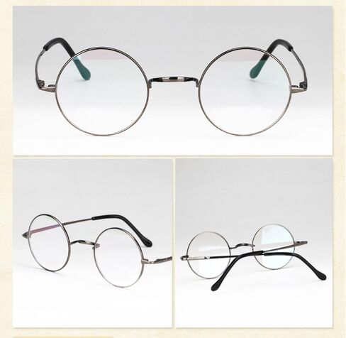 Agstum Pure Titanium Retro Round Round Frame بدون منصات الأنف in Kuwait