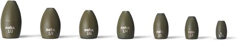 97% Pure Tungsten Flipping Weights - No Chip - 10 Pack - Tungsten Weights - Tungsten Fishing Sinkers for Bass Fishing in Kuwait
