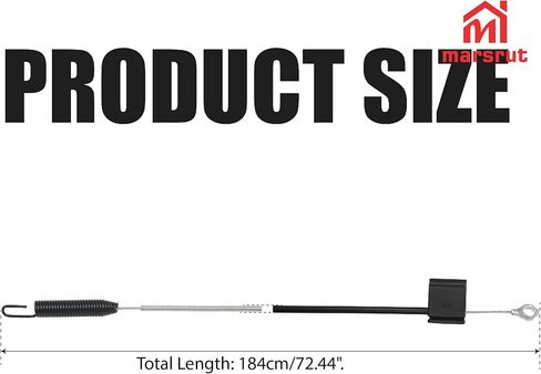 137-4759 Blade Brake Cable Fit for Exmark 30 inch Lawn Mower Part CS180CKA30000 S-Series ECX180CKA30000 ECS180CKA30000 ECX200CKC3000, Fits for Toro TurfMaster 22215 22225 22207 22210 22235 Walk-Behind in Saudi Arabia