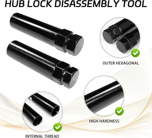 Large 6 Spline Lug Nut Socket Spline Lug Nut Key, Wheel Lock Key Fuel Rim Nuts Lock Removal for 6Spline Wheel Nuts and 21mm 13/16 Inch & 22mm 7/8 Inch Hex Wrench Tuner Lugnuts Tool in Saudi Arabia