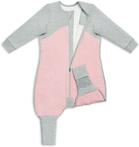 Love to Dream Organic Sleep Suit with Legs, Short Sleeve Baby Sleep Suit, Super Soft, Temperature Regulating Toddler Sleeping Bag, All Seasons Wearable Blanket, Blue, 12-24 Months in Kuwait