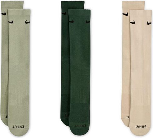 Nike Everyday Plus Cushioned Crewingssocken (3 Paar) تدريب الطاقم الجوارب للجنسين - البالغين in Saudi Arabia