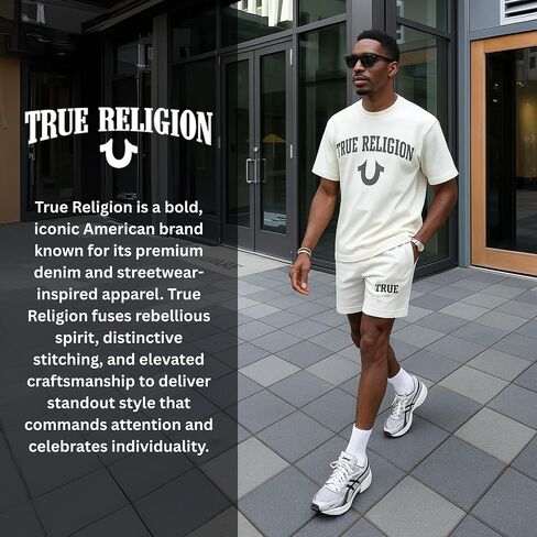 True Religion Mens Socks 12 Pack Mid Crew Socks for Men Premium Athletic, Shoe Size 8-12 in Saudi Arabia