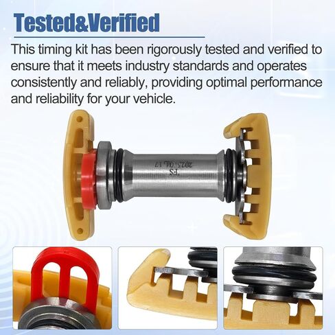 BR3Z6K254A Timing Chain Kit Compatible with 2018-2020 Ford F-150, 2018-2020 Ford Mustang 5.0L V8 GAS DOHC Naturally Aspirated Only in Saudi Arabia