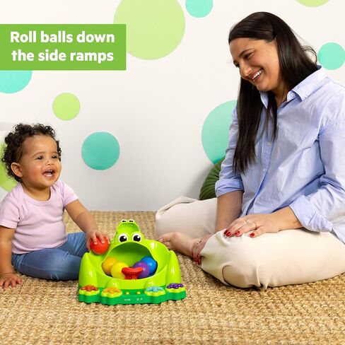 Bright Starts Tropical Twirl Ball Play Toy with Lights & Music, 5 Balls Included, Unisex, 6 Months+ in Kuwait