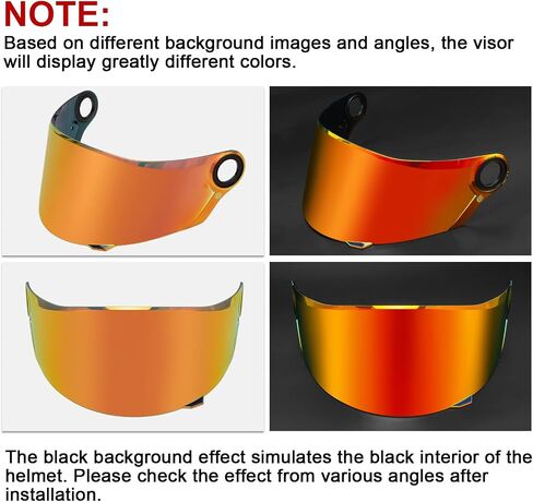 Psler FF358 Bositor Tinted FF396 Helmet Face Shield Possor Possor for LS2 FF358 FF396 ، Black in Saudi Arabia