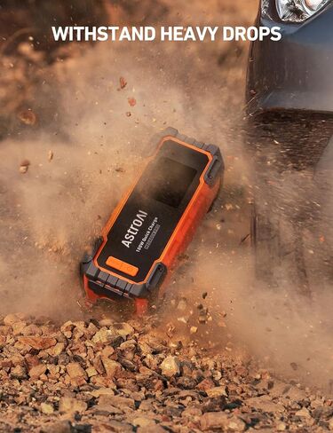 AstroAI Car Battery Jump Starter 6000A Peak 27000 mAh Portable Charger and Jumper Cables for All Gas/12.0L Diesel Lithium Car Jump Starter Battery Pack Cables, 100W Fast Charging in Saudi Arabia