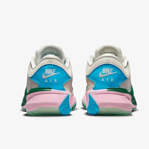 حذاء كرة السلة Nike Giannis Freak 5 للرجال (DX4985-100، بني أوريووود فاتح/وردي ناعم متوسط/أزرق فاتح/زمرد مرتفع) مقاس 8 in Saudi Arabia