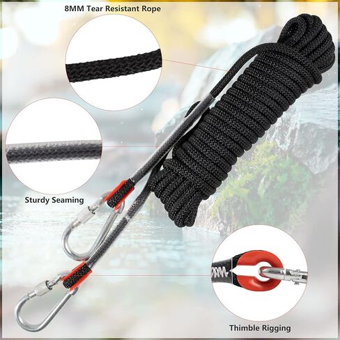 Grtard Magnet Fishing Kit with Case, Combined 700lbs Strong Pulling Force Fishing Magnet, Premium Fishing Magnet Kit for Retrieving Items in River, Lake, Beach, Lawn - 2.95inch Diameter in Kuwait