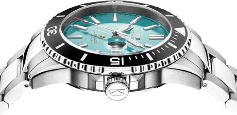 Seagull Automatic Watch for Men Stainless Steel Strap 200M Waterproof Mechanical with Calendar Luminous Business Casual Mens Diving Wrist Watches in Kuwait