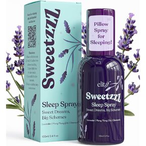 Lavender Pillow Spray for Sleeping – Aromatherapy Sleep Mist & Natural Bedtime Linen & Room Spray – Vegan, Non-Toxic, Travel-Friendly – Sweetzzz by Elitif in Saudi Arabia