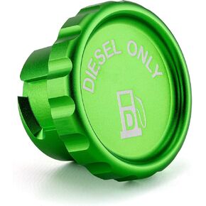 Wsays Green Magnetic Diesel Fuel Cap 6061 Aluminum Compatible with Dodge Ram 1500 2500 3500 2019-2024 Replace Part 82215782 in Saudi Arabia