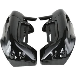 Glossy Black Lower Vented Leg Fairing for Electra Glide 1998-2012 for 1999-2010 for Road King 1999-2011 for 2006-2013 Street -(ABS Plastic) in Saudi Arabia