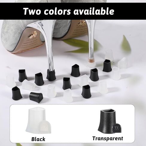 10 Pairs Heel Caps for High Heels, High Heel Protectors Non-Slip Stoppers Stiletto Heels Stoppers Covers for Wedding Gravel Wetlands Outdoor Events in Kuwait