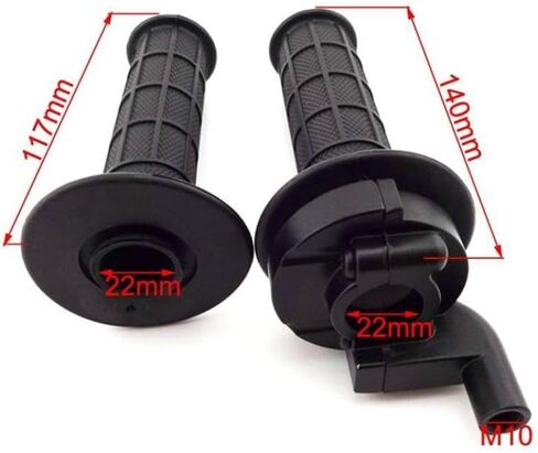 Throttle Control Handle Grip For Compatible CRF 50 70 XR50 KLX110 SDG Pit Dirt Bikes 47 Inch Straight Head in Saudi Arabia