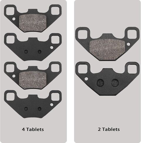 Front and Rear Brake Pads Brakes for Polaris RZR 170 2009-2016 in Saudi Arabia