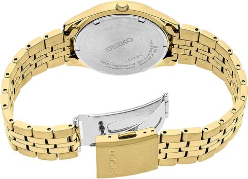 SEIKO Watch for Men - Essentials - with Day/Date Calendar, Stainless Steel Case/Bracelet, and 100m Water-Resistant in Saudi Arabia