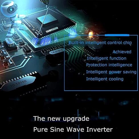 3000W 4000W 5000W Pure Sine Car Inverter Power Voltage Converter DC 12V/24V/48V/60V/72V to 110V / 220V 230V AC Pure Sine Wave Inverter Transformer Converter for Camping RV (Color : 72Vto110V, Size : in Saudi Arabia