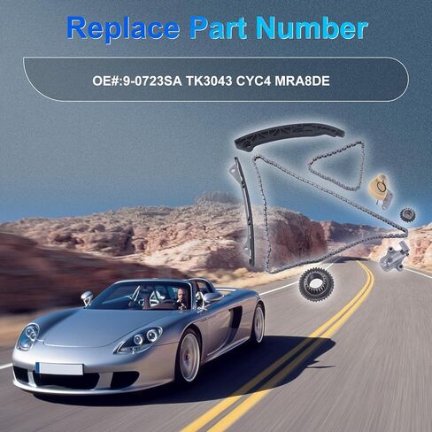 MRA8DE Engine Timing Chain Kit Fits for Nissan Juke 1.6L 11-13/ Sentra 13-18 1.8L l4 DOHC OE 9-0723SA TK3043 CYC4 MRA8DE in Saudi Arabia