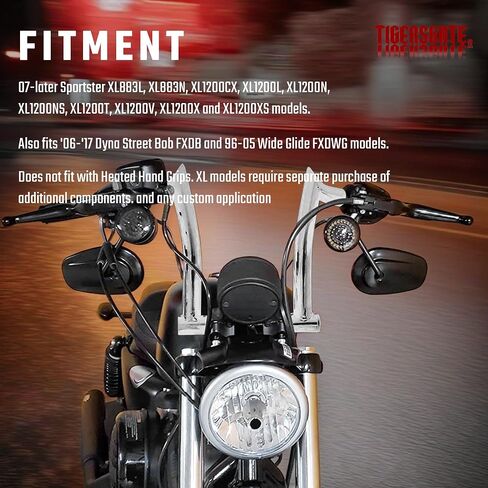 Chrome 8 بوصات Z-Bar Ape Hanger Handbar لـ Harley 07-Later XL883L و XL883N و XL1200CX و XL1200L و XL1200N و XL1200NS و XL1200T و XL1200V و XL1200X و XL1200XS in Saudi Arabia