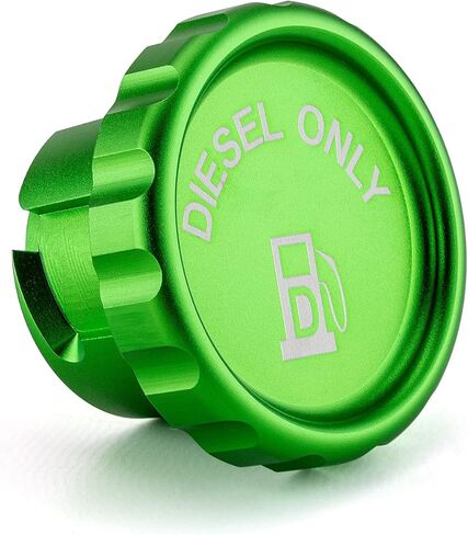 WSays Green Magnetic Diesel Cap 6061 متوافق مع Dodge RAM 1500 2500 3500 2019-2024 استبدال الجزء 82215782 in Saudi Arabia