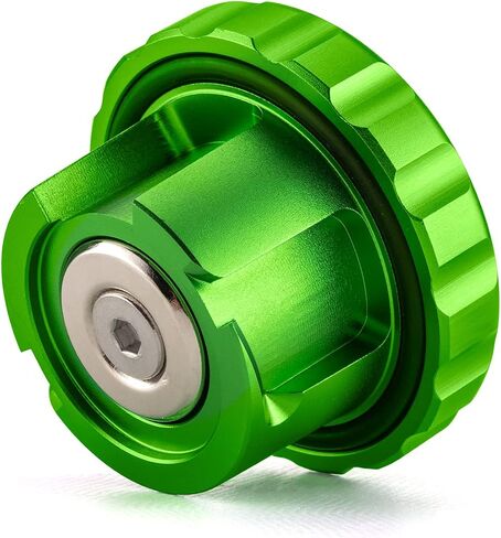 WSays Green Magnetic Diesel Cap 6061 متوافق مع Dodge RAM 1500 2500 3500 2019-2024 استبدال الجزء 82215782 in Saudi Arabia