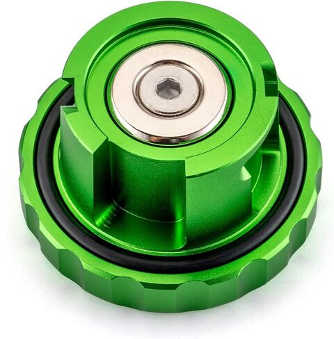 WSays Green Magnetic Diesel Cap 6061 متوافق مع Dodge RAM 1500 2500 3500 2019-2024 استبدال الجزء 82215782 in Saudi Arabia