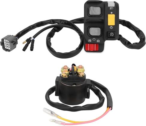 M MATI Handlebar & Starter Relay Switch لـ Honda Recon 250 ES TRX250TE 2002 2003 2004 Shift 35020-HM8-A50 35850-HM8-A41 in Saudi Arabia