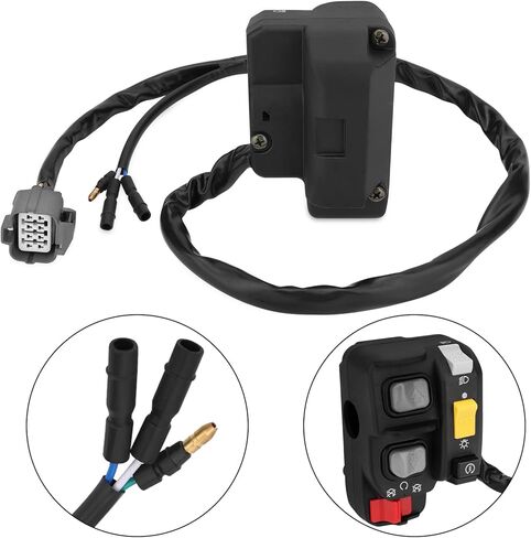 M MATI Handlebar & Starter Relay Switch لـ Honda Recon 250 ES TRX250TE 2002 2003 2004 Shift 35020-HM8-A50 35850-HM8-A41 in Saudi Arabia