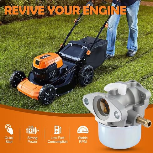 790120 Carburetor for AM134697 693909 694202 692648 for John Deere JA60 JA62 JA65 JS40 JS45 JS63 JS63C JS63E 21-inch Walk-Behind Lawn Mower Replace SP6211 SP6213 Carb in Saudi Arabia