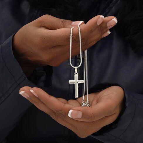 Custom Engraved Police Officer's Prayer Cross Necklace, Police Academy Graduation Present, Police Office Religious Jewelry, Police Officer Message Box in Saudi Arabia
