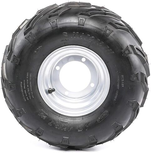 7 inch 16x8-7 16x8x7 16x8.00-7 Tire Rim 4 Lug Wheel 110mm Bolt Distance for Taotao Coolster ATV Go Kart Quad Buggy Mini Bike 70cc 90cc 110cc 125cc (4) in Saudi Arabia