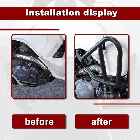Xitomer Crash Bars Engine Guards, Fit for KLR650 2018 2017 KLR650 2008 2009 2010 2011 2012 KLR650 2013 2014 2015 2016 2017 2018, Side Guard Engine Guards in Saudi Arabia