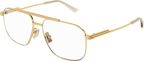 Bottega Veneta BV1159O Gold 56/14/145 Frame Eyewear للجنسين in Saudi Arabia