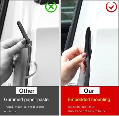 Car Door Rubber Seal Strips B Pillar Noise Windproof Protection Front Auto Sealant Accessories Decoration Strip in Saudi Arabia