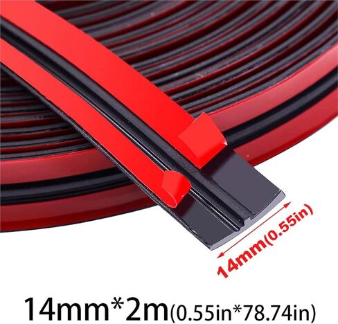 14/19mm Car Strip Auto Window Edge Windshield Rubber Seals Universal Roof Windshield Protector Seal Cars Sealing Accessories(19mmx4m) in Saudi Arabia